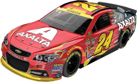 2014 Jeff Gordon 1/24th Axalta "Radiant Red" car